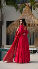 Royal Resham Heritage Silk Anarkali Set - Image 5