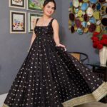 Royal Midnight Blue Zari Lehenga