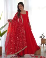 Royal Resham Heritage Anarkali Set - Image 10