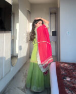 Rani Pink Royal Sharara Set - Image 8