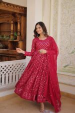 Royal Jamuni Georgette Anarkali Set