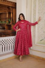 Royal Jamuni Georgette Anarkali Set - Image 4