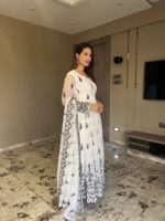 Timeless Ivory Resham Riwaaz Anarkali - Image 3