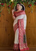 Regal Resham Chikankari Georgette Saree - Image 12