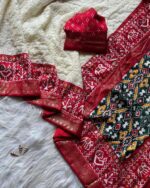 Regal Resham Chikankari Georgette Saree - Image 13