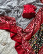 Regal Resham Chikankari Georgette Saree