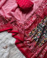 Regal Resham Chikankari Georgette Saree - Image 6