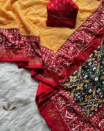 Regal Resham Chikankari Georgette Saree - Image 7