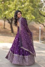 Majestic Parampara Zari Lehenga Set - Image 6