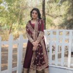 Royal Sindoor Red Resham Ensemble