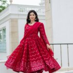 Royal Maharani Resham Anarkali Ensemble