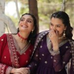 Royal Resham Anarkali in Sindoor Red