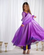 Regal Resham Anarkali Riwaaz Set - Image 2