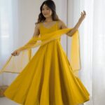 Haldi Yellow Riwaaz Anarkali Set