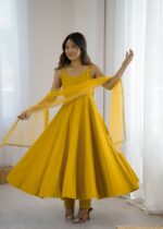 Haldi Yellow Riwaaz Anarkali Set