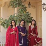 Majestic Rani Pink Resham Ensemble