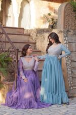 Regal Riwaaz Resham Anarkali Gown - Image 3