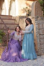 Regal Riwaaz Resham Anarkali Gown - Image 12