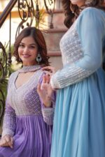 Regal Riwaaz Resham Anarkali Gown - Image 6