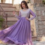 Regal Riwaaz Resham Anarkali Gown