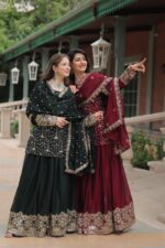 Regal Rani Pink Resham Kurti Set