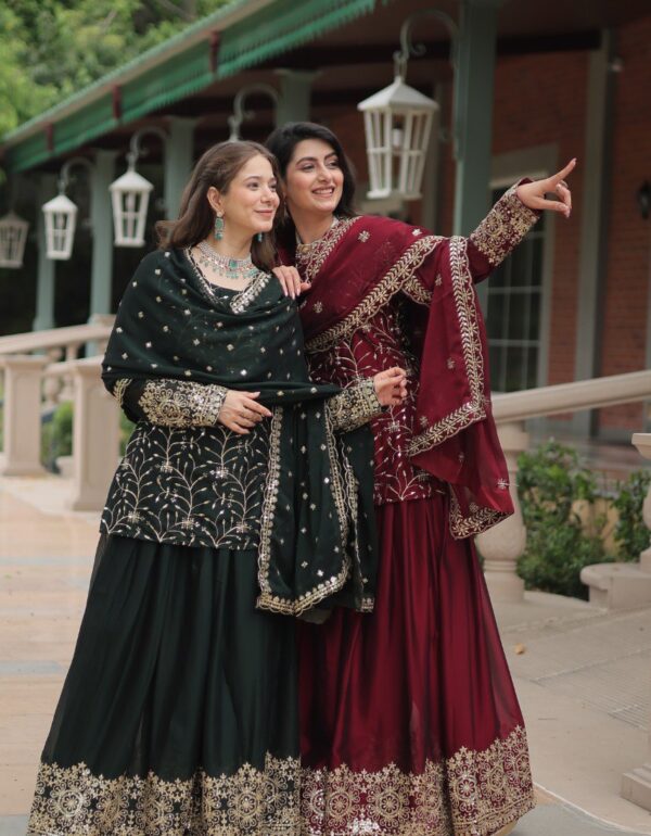 Regal Rani Pink Resham Kurti Set