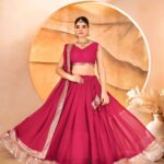 Rani Pink Royal Zari Lehenga Choli