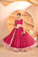 Rani Pink Royal Zari Lehenga Choli