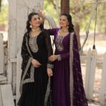 Royal Midnight Blue Resham Anarkali