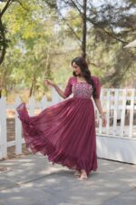 Royal Zari Riwaaz Anarkali Gown - Image 11