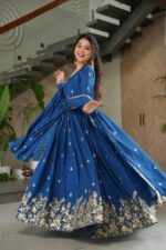 Regal Zari Riwaaz Evening Gown - Image 9