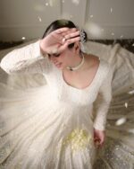 Majestic Maharani Resham Anarkali Ensemble - Image 5