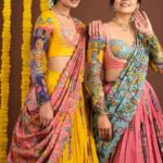 Kalamkari Floral Lehenga Choli With Dupatta