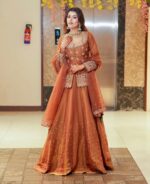Designer Embroidered Lehenga Set in Shimmer Silk – Blouse with Dupatta – Ideal for Weddings, Receptions, Sangeet Ethnic Wear - Image 4