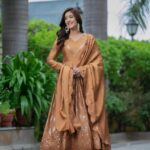 Ananya Mustard Anarkali Suit Set