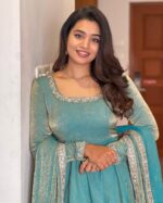 Anaya Designer Gown With Dupatta Set - Image 4