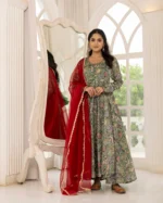 Forest Bloom Chanderi Set - Image 2