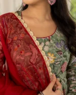 Forest Bloom Chanderi Set - Image 6