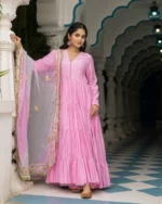 Blush Pink Gotta Patti Kurta Set
