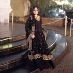 Ebony Gold Royal Sharara Set - Image 2