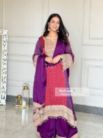 Kashmiri Elegance Embroidered Salwar Kameez - Image 4