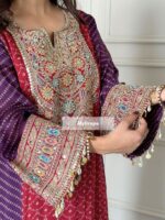 Kashmiri Elegance Embroidered Salwar Kameez - Image 3