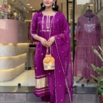 Royal Magenta Festive Suit