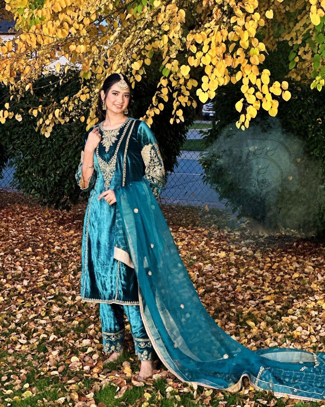 18b82a2d-c3a6-40af-a57b-1ec077b5197e.jpeg Elegant Teal Embroidered Salwar Kameez with Dupatta - Image 1