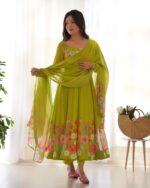 Floral Symphony Anarkali - Image 24