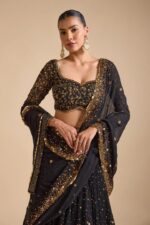 Noir Royale Lehenga Set - Image 2