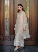 Beige Premium Georgette Suit Set - Image 2