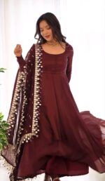 Ravishing Ruby Anarkali - Image 2