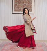 Ruhani Saaz Kurta Skirt With Dupatta