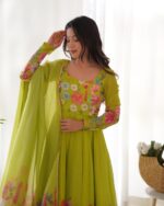 Floral Symphony Anarkali - Image 25